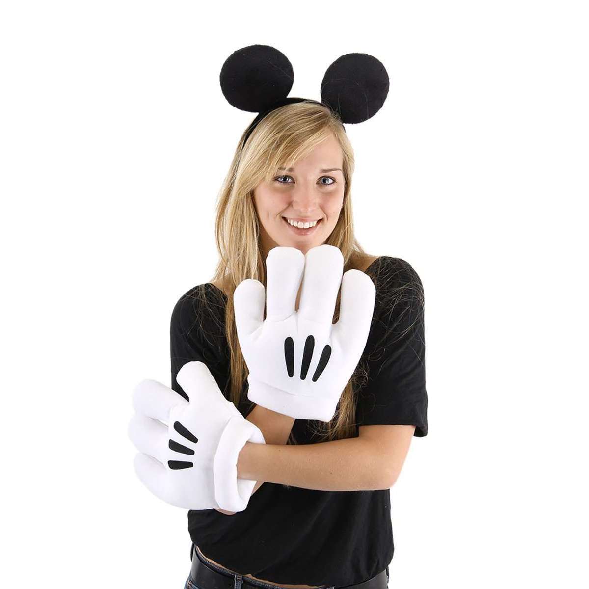 Mickey Mouse Ears & Gloves Set