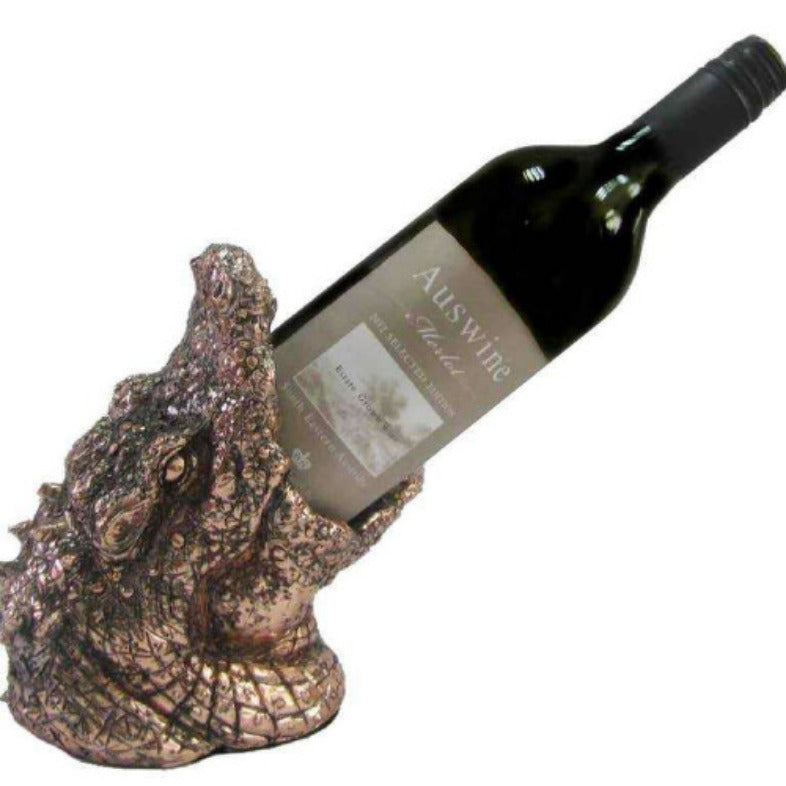 Large Vanity Case - Wine Crocodile