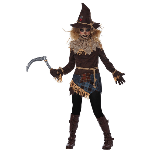 Straw Scarecrow Costume Kit with Scarecrow Hat Fake Straw for