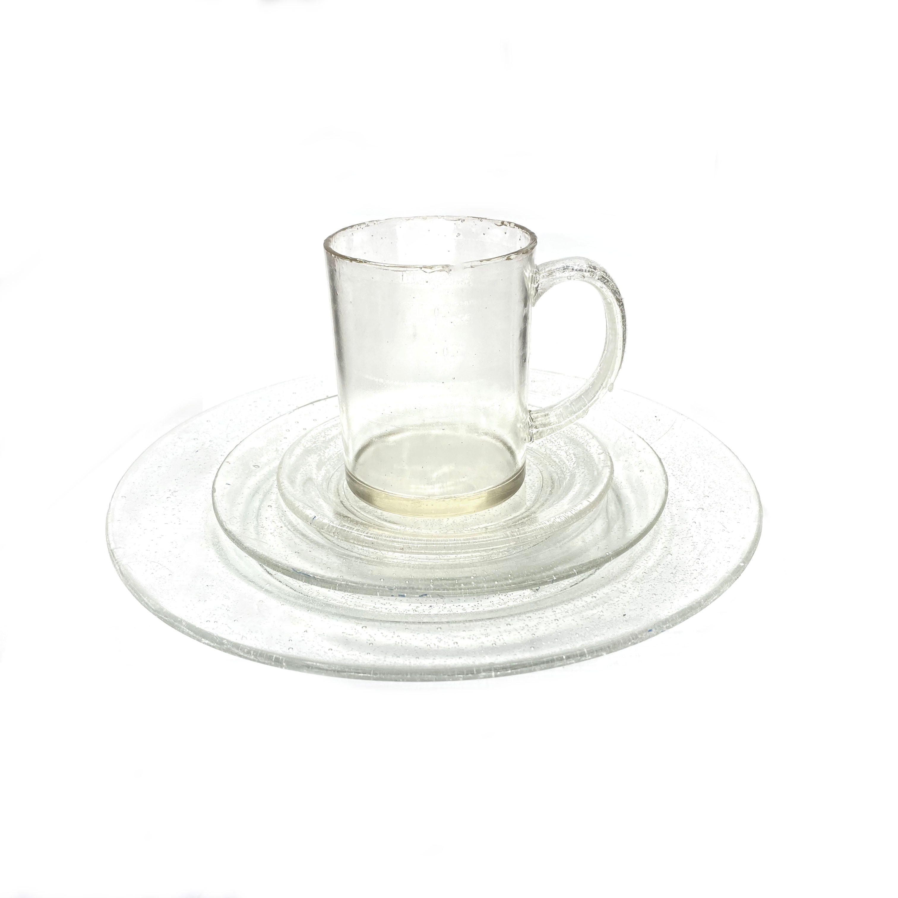 SMASHProps Breakaway 4 Piece Place Setting - CLEAR - Clear,Translucent