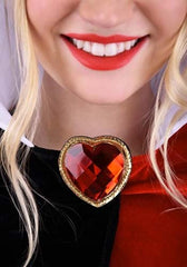 Queen of Hearts Crown, Collar & Necklace Costume Kit