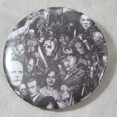 Classic Monster Movie Montage 2.5 Inch Button