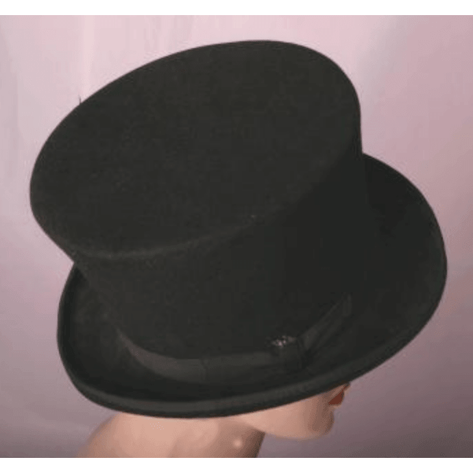 Sim Wool Bell Topper Black Hat