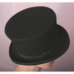 Sim Wool Bell Topper Black Hat