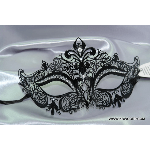 Masquerade Mask for Women, Masquerade Mask, Mask, Masquerade Ball Mask,  Silver and Black, Medieval Fantasy 