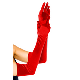 Elegant Extra Long Satin Gloves
