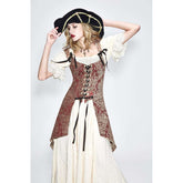 Red Pirate Sleeveless Jacket