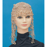 Gold Beaded Cleopatra Headpiece
