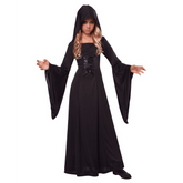 Black Hooded Robe Classic Kids Costume