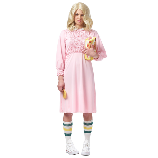 Strange Girl Pink Dress Women's Costume