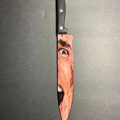 American Psycho Kitchen Knife with Stand