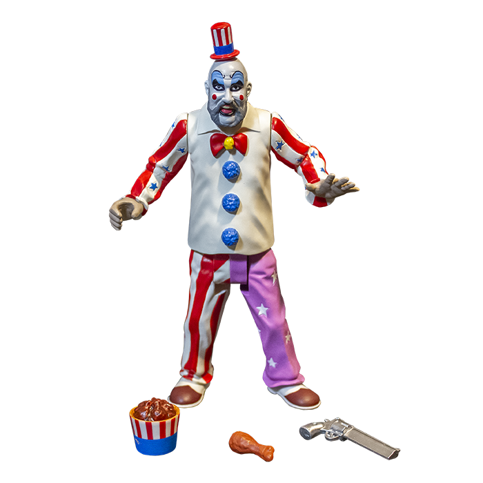 House of 1000 Corpses Finger Lickin' Pistol Whippin' Captain Spaulding 5" Collectible Action Figure