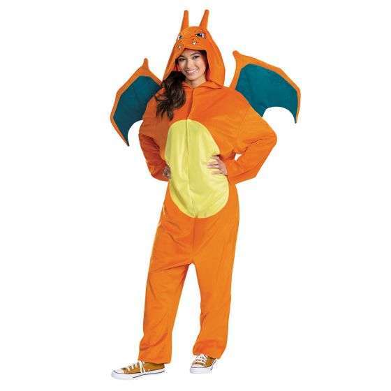Pokémon Deluxe Charizard Adult Onesie Pajama Costume