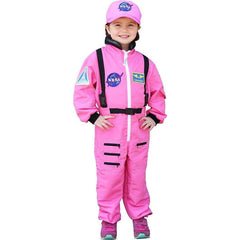 Classic Pink Jr. Astronaut Suit Kids Costume