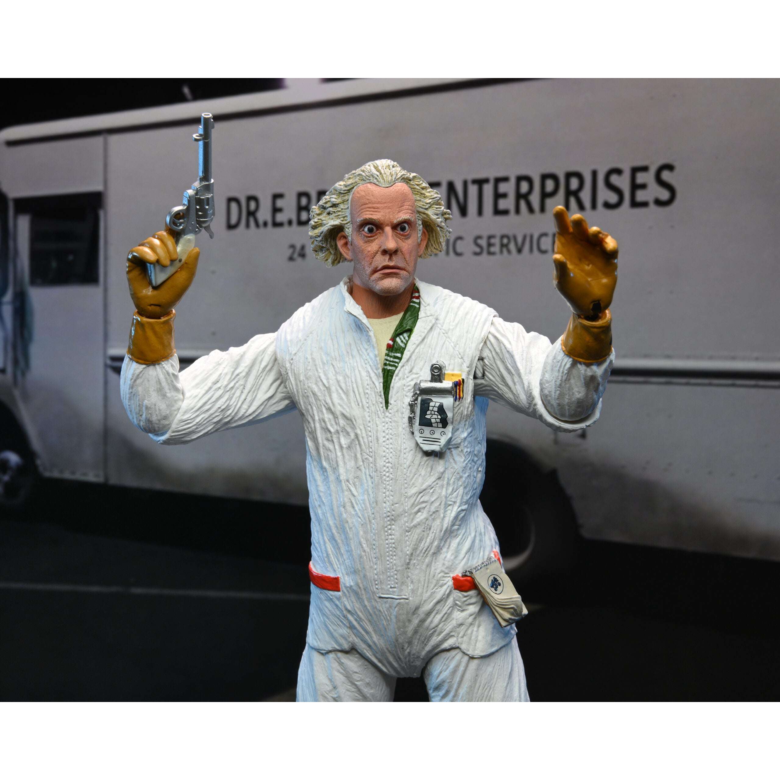 Back To The Future: 7” Scale Ultimate Doc Brown 1985 Collectible Action Figure