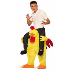 Chicken Fight Shoulder Ride Adult Costume