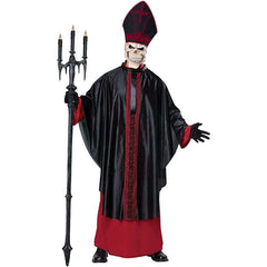 Deluxe Black Mass Demonic Bishop Adult Costume