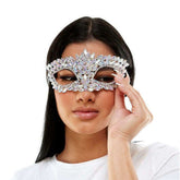 Elegant Rhinestone Masquerade Mask