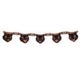 Vintage Halloween Jointed Cat Streamer