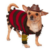 A Nightmare On Elm Street Freddy Krueger Dog Costume & Hat