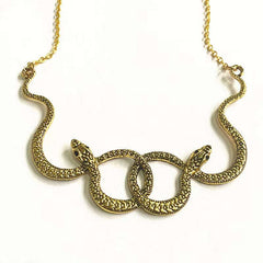 Twin Snake Necklace