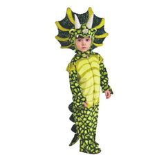 Green Triceratops Toddler Costume w/ Headpiece