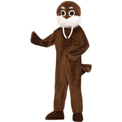 Brown Walrus Adult Mascot Costume
