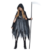 Deluxe Raging Reaper Girl Kids Costume