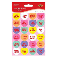 Candy Heart Stickers