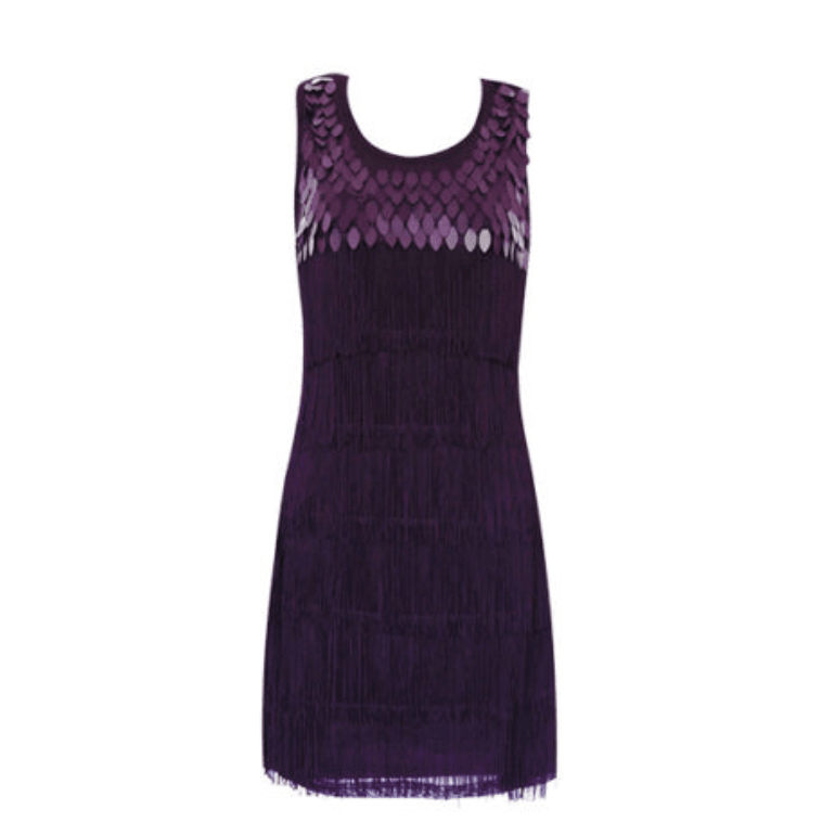 Purple Flapper Dress AbracadabraNYC Purple Flapper Dress AbracadabraNYC