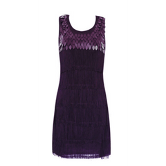 Purple Flapper Dress 3XL