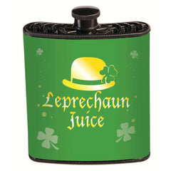 Saint Patrick's Day Leprechaun 6oz Juice Flask
