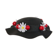 Mary Poppins Classic Black Hat and Scarf