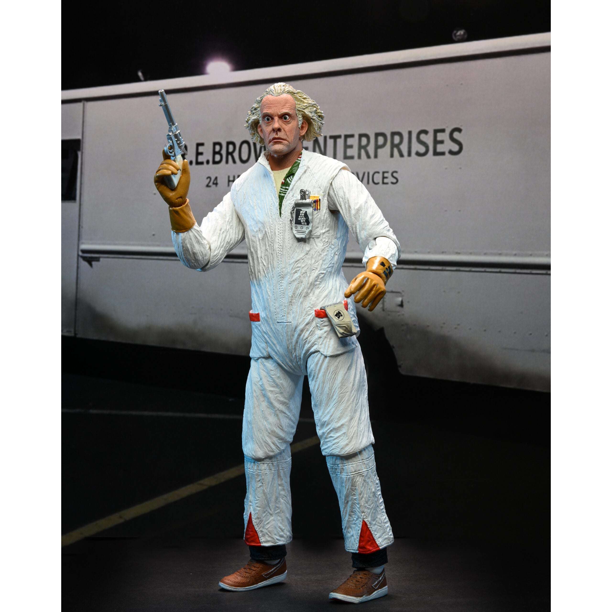 Back To The Future: 7” Scale Ultimate Doc Brown 1985 Collectible Action Figure