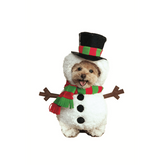 Walking Snowman Pet Costume