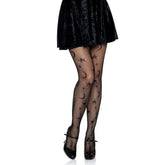 Celestial Moons & Stars Fishnet Tights