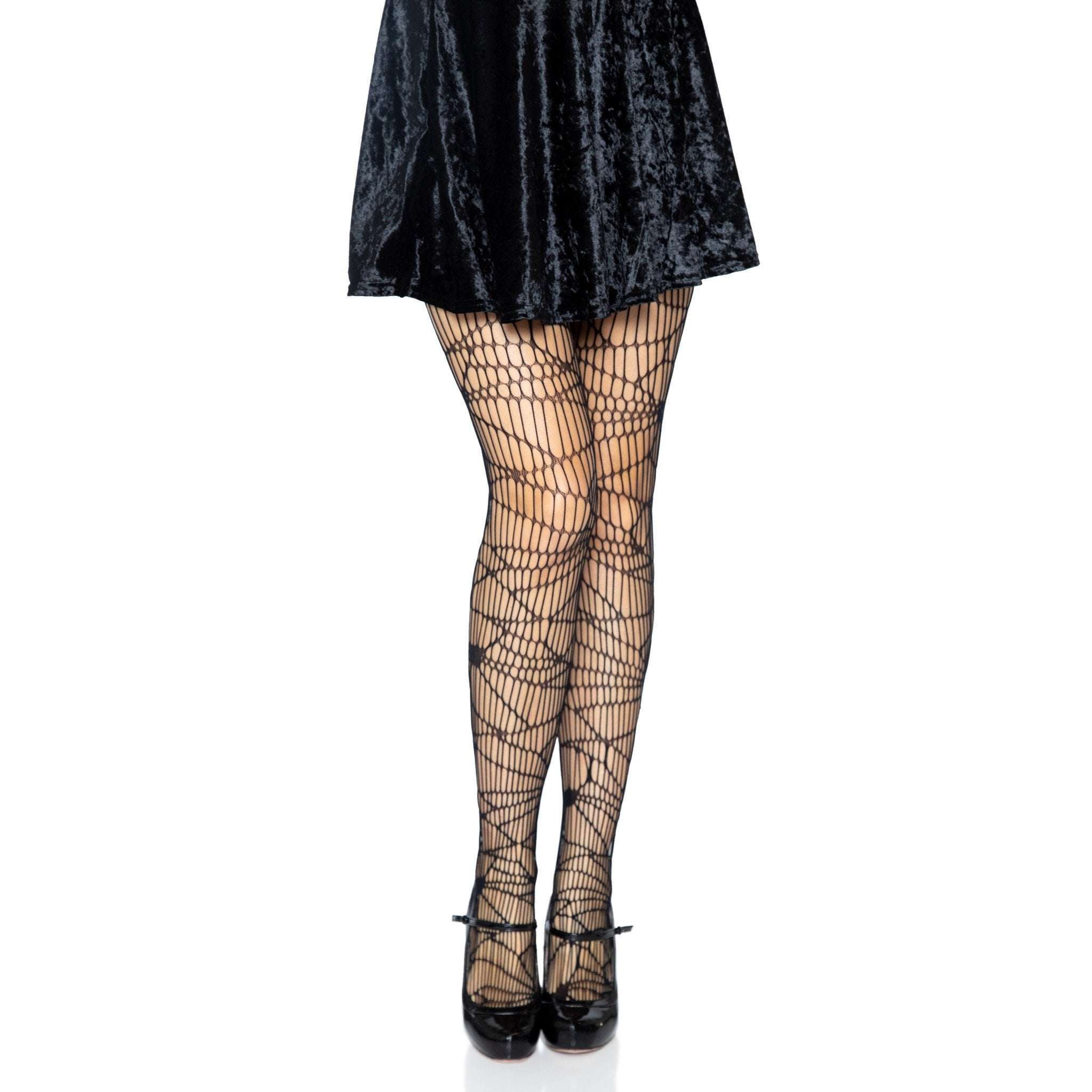 Black Distressed Sexy Fishnet Tights AbracadabraNYC Black Distressed Sexy Fishnet Tights AbracadabraNYC