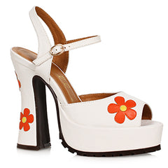 5.5" Daisy Doll Heel Open-Toe Women's Shoes