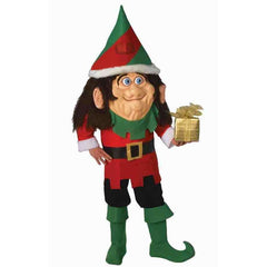 Parade Pleaser Santa's Elf Adult Costume with Oversized Headpiece