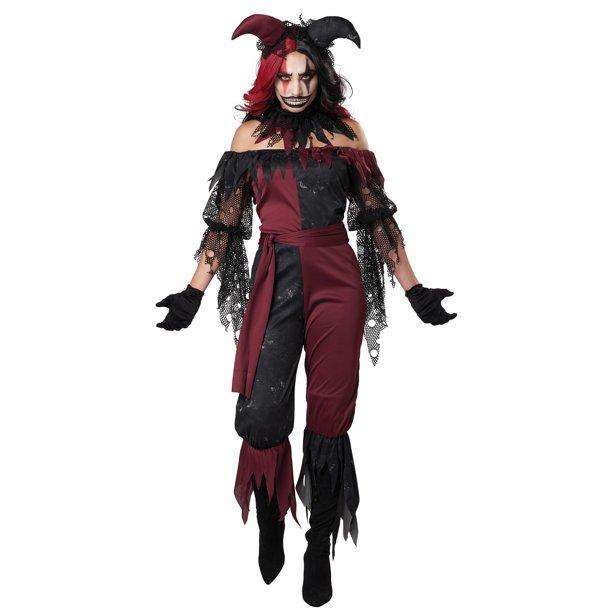 Deluxe Psycho Killer Jester Women's Costume