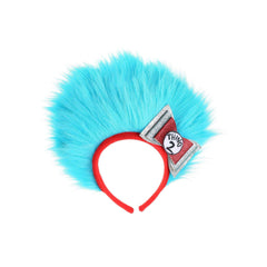 Dr Seuss Thing 1 & 2 Fuzzy Blue Headband