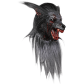 Black Wolf Werewolf Mask