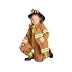 Classic Tan Jr. Firefighter Kids Costume