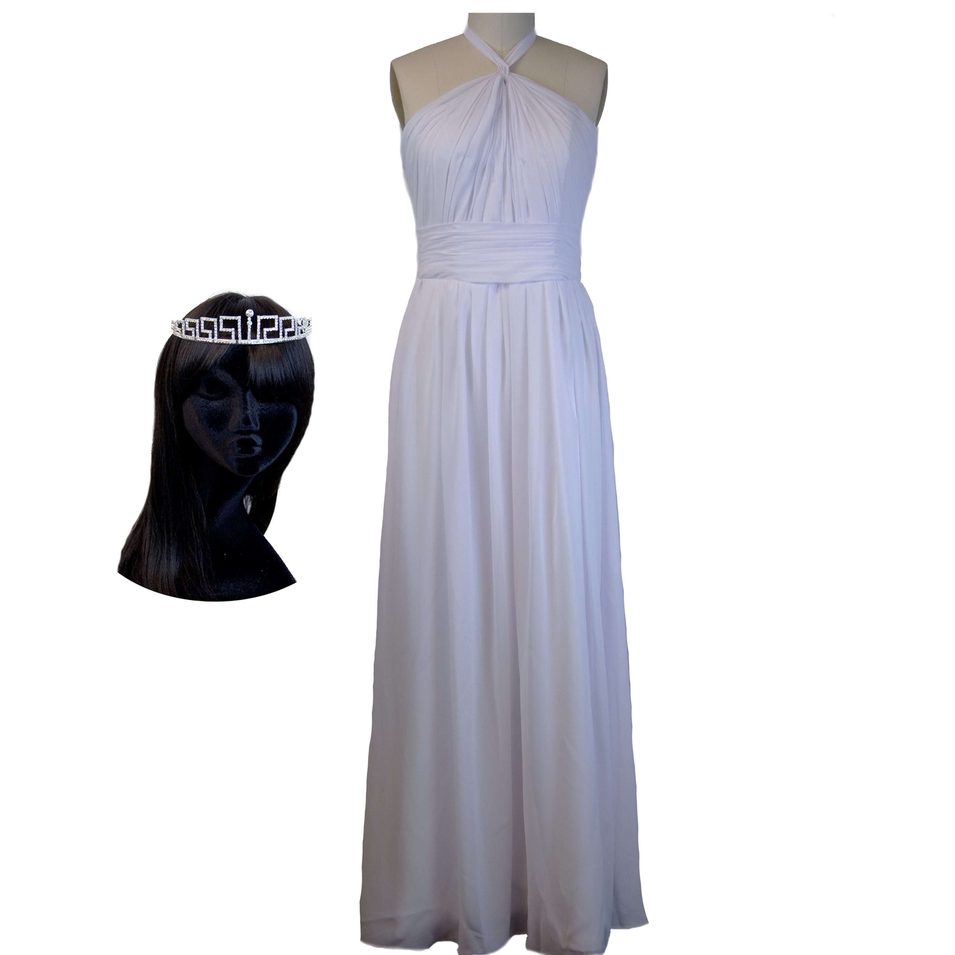 Greek Goddess Aphrodite Adult Costume & Tiara AbracadabraNYC Greek Goddess Aphrodite Adult Costume & Tiara AbracadabraNYC