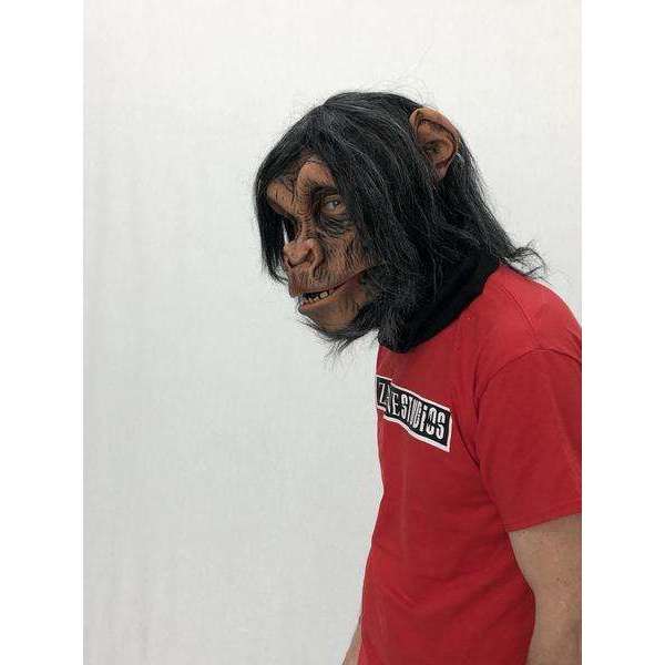 Super Action Chimp Monkey Mask w/ Mouth Movement