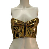 Gold Metallic Adult Bustier