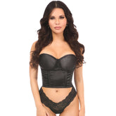 Lavish Satin Underwire Bustier Top
