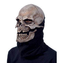 Death Rotted Skull Latex Mask with Black Spandex