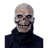Death Rotted Skull Latex Mask with Black Spandex