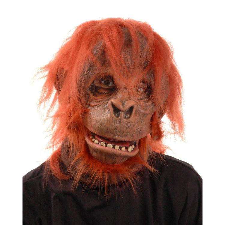 Furry Mask, Halloween gorilla Mask with moving mouth